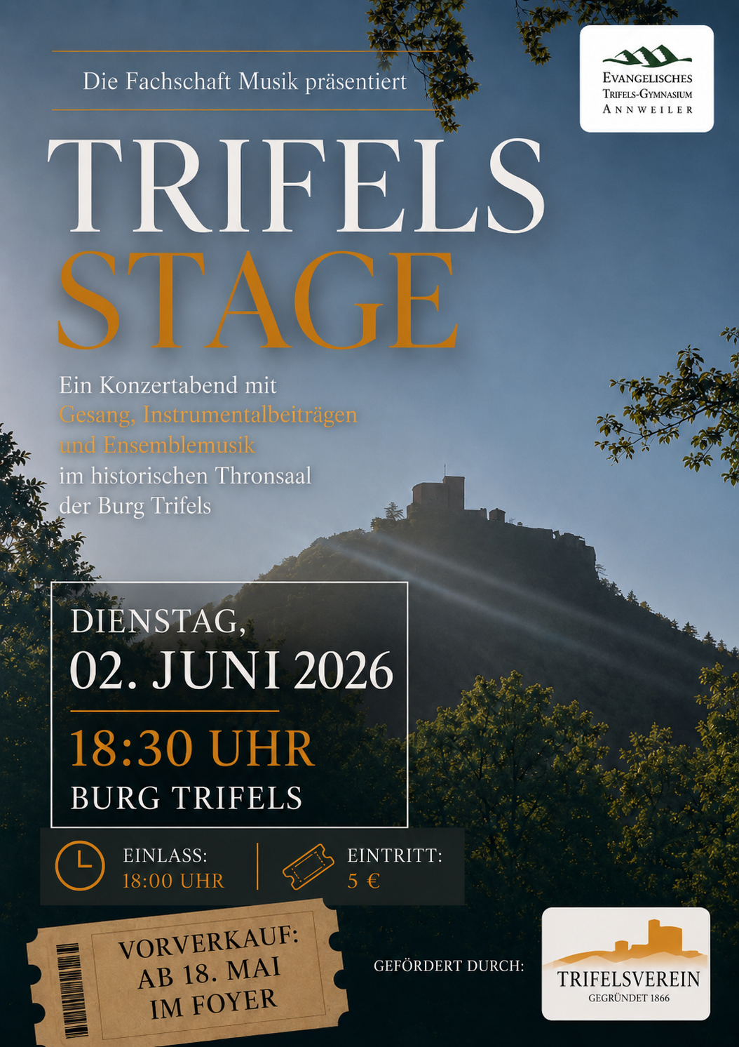 Trifels-Stage auf der Burg Trifels
